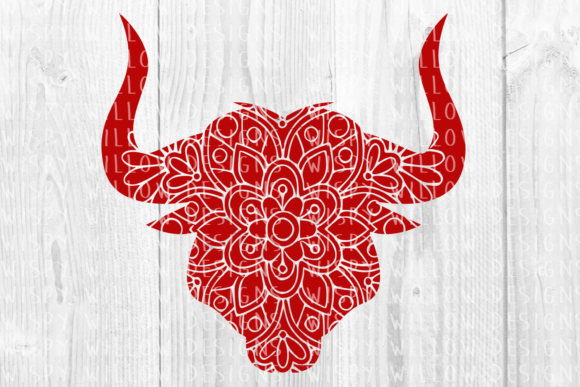 Bull Head Floral Mandala: Integrating Vector Assets into Creative and Commercial Workflows