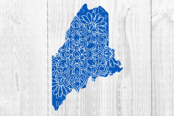 Elevating Regional Merchandise: The Strategic Value of the Maine ME Floral Mandala State Cut File