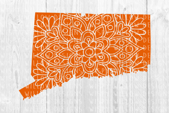 Evaluating the Connecticut CT Floral Mandala State Cut File for Creative Projects