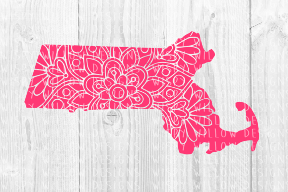 Evaluating the Massachusetts MA Floral Mandala State Cut File for Creative Projects