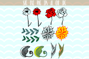 Floral Elements Files: Elevating Creative Projects with Hand-Painted Botanical Assets