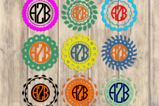 Floral Round Monogram Frames Svg Design: Practical Applications for Personal and Professional Projects