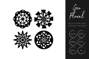 Geo Floral Cut File: Elevating Paper Crafts and Vinyl Projects