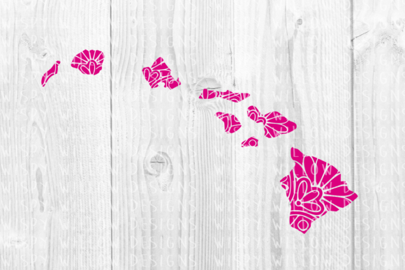 Hawaii HI Floral Mandala State Cut File: Integrating Digital Assets into Creative and Commercial Workflows