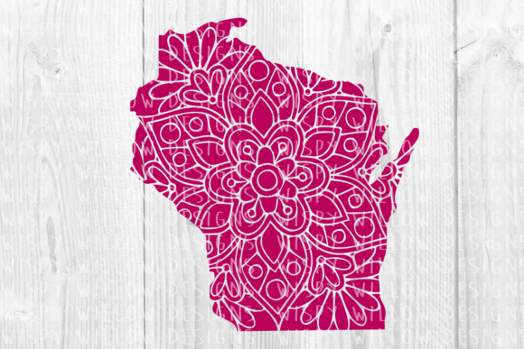 Integrating the Wisconsin WI Floral Mandala State Cut File Into Creative and Commercial Workflows