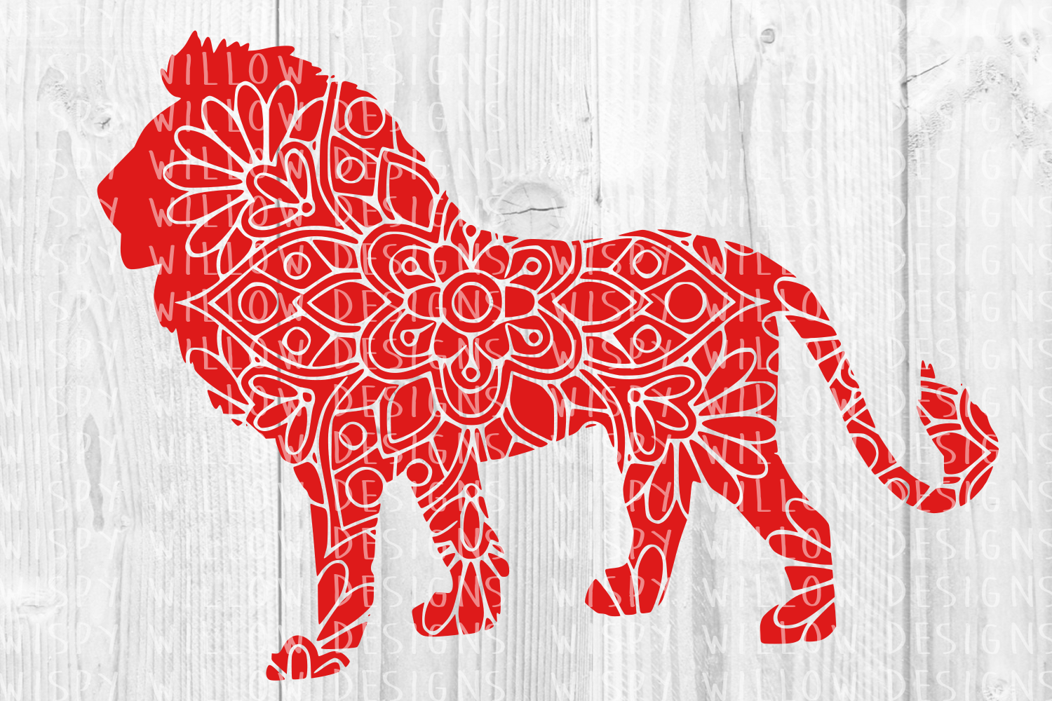 Lion Floral Mandala: A Versatile Design Resource for Creative Projects