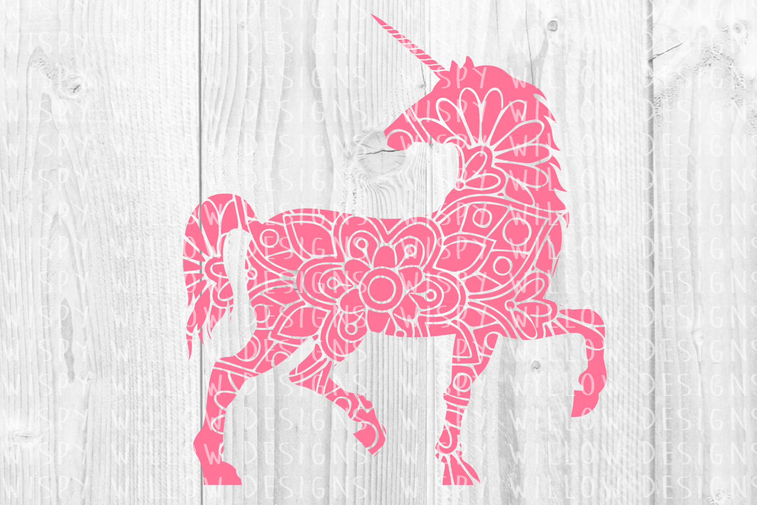 Strategic Applications of the Floral Unicorn Mandala in Creative and Commercial Projects