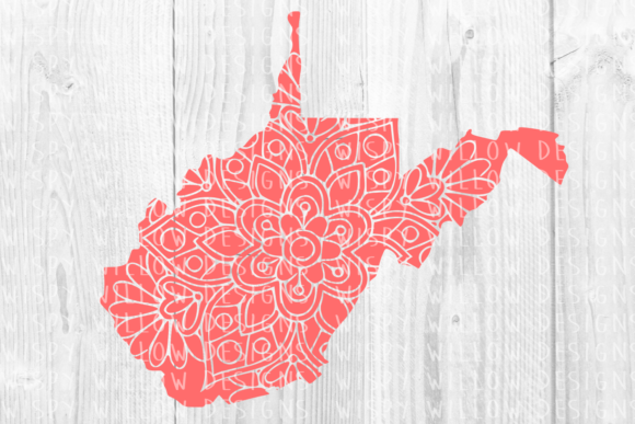 West Virginia, WV, State Floral Mandala Guide